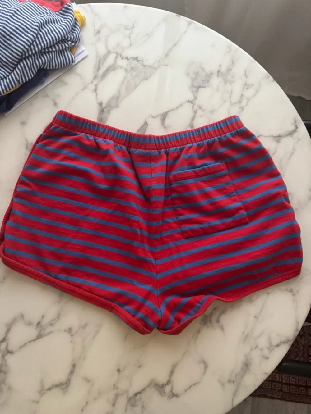 Clare V. Red and Blue Striped Knit Top - Picture 3 of 3